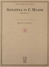 Sonatina in C Major Op. 36 No. 1 piano sheet music cover